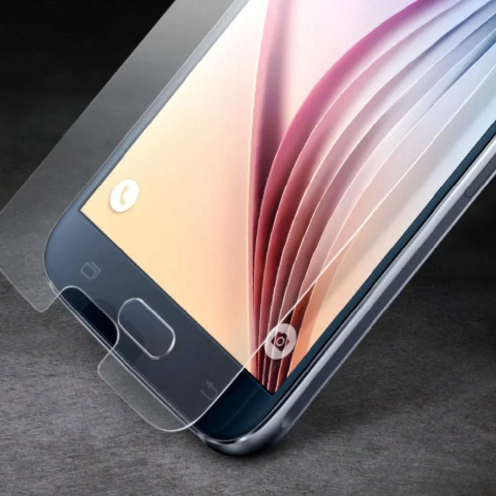 [NEW] Phone Case + (2) Screen Protectors Samsung Galaxy S6 Kickstand Hard Rugged